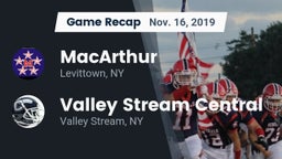 Recap: MacArthur  vs. Valley Stream Central  2019