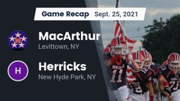 Recap: MacArthur  vs. Herricks  2021