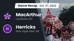 Recap: MacArthur  vs. Herricks  2023