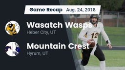 Recap: Wasatch Wasps vs. Mountain Crest  2018