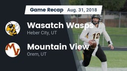 Recap: Wasatch Wasps vs. Mountain View  2018