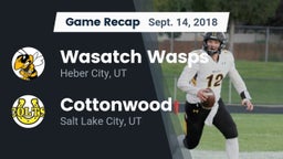 Recap: Wasatch Wasps vs. Cottonwood  2018