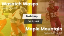 Matchup: Wasatch Wasps vs. Maple Mountain  2018