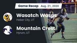 Recap: Wasatch Wasps vs. Mountain Crest  2020