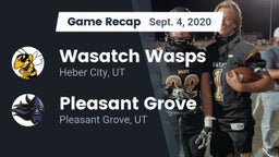 Recap: Wasatch Wasps vs. Pleasant Grove  2020