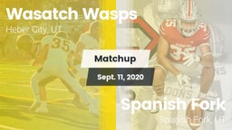 Matchup: Wasatch Wasps vs. Spanish Fork  2020