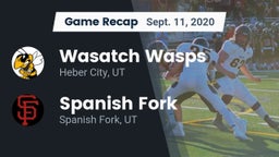 Recap: Wasatch Wasps vs. Spanish Fork  2020