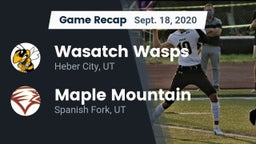 Recap: Wasatch Wasps vs. Maple Mountain  2020