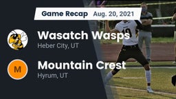 Recap: Wasatch Wasps vs. Mountain Crest  2021