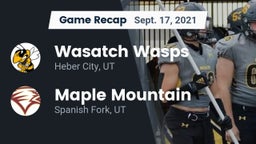 Recap: Wasatch Wasps vs. Maple Mountain  2021