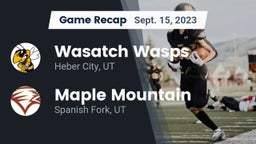 Recap: Wasatch Wasps vs. Maple Mountain  2023