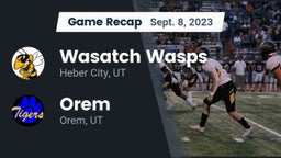 Recap: Wasatch Wasps vs. Orem  2023