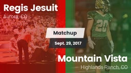 Matchup: Regis Jesuit High vs. Mountain Vista  2017
