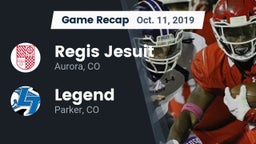 Recap: Regis Jesuit  vs. Legend  2019