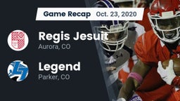 Recap: Regis Jesuit  vs. Legend  2020
