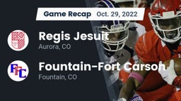 Recap: Regis Jesuit  vs. Fountain-Fort Carson  2022