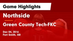 Northside  vs Green County Tech-FKC Game Highlights - Dec 04, 2016