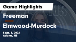 Freeman  vs Elmwood-Murdock  Game Highlights - Sept. 3, 2022