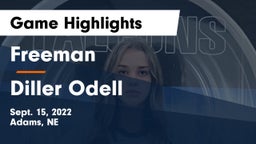 Freeman  vs Diller Odell  Game Highlights - Sept. 15, 2022