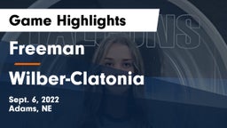 Freeman  vs Wilber-Clatonia  Game Highlights - Sept. 6, 2022
