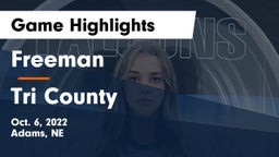Freeman  vs Tri County  Game Highlights - Oct. 6, 2022