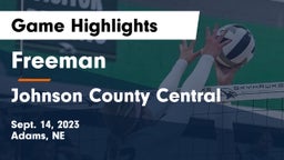 Freeman  vs Johnson County Central  Game Highlights - Sept. 14, 2023