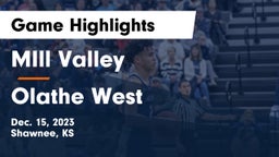 MIll Valley  vs Olathe West   Game Highlights - Dec. 15, 2023