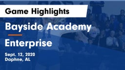 Bayside Academy  vs Enterprise  Game Highlights - Sept. 12, 2020