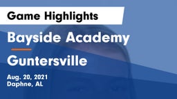 Bayside Academy  vs Guntersville Game Highlights - Aug. 20, 2021