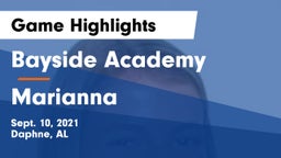 Bayside Academy  vs Marianna Game Highlights - Sept. 10, 2021