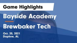 Bayside Academy  vs Brewbaker Tech Game Highlights - Oct. 20, 2021