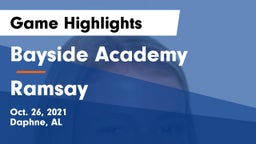 Bayside Academy  vs Ramsay Game Highlights - Oct. 26, 2021