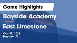 Bayside Academy  vs East Limestone  Game Highlights - Oct. 27, 2021