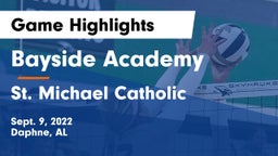 Bayside Academy  vs St. Michael Catholic  Game Highlights - Sept. 9, 2022