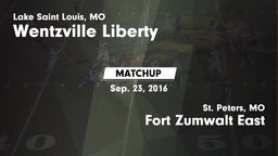 Matchup: Wentzville Liberty vs. Fort Zumwalt East  2016