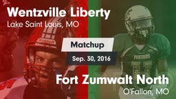 Matchup: Wentzville Liberty vs. Fort Zumwalt North  2016