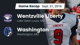 Recap: Wentzville Liberty  vs. Washington  2018