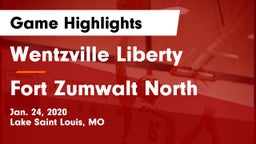 Wentzville Liberty  vs Fort Zumwalt North  Game Highlights - Jan. 24, 2020