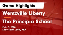 Wentzville Liberty  vs The Principia School Game Highlights - Feb. 3, 2020