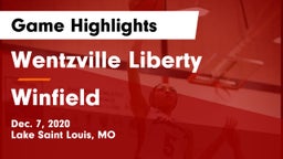 Wentzville Liberty  vs Winfield  Game Highlights - Dec. 7, 2020