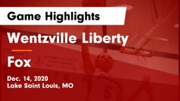 Wentzville Liberty  vs Fox  Game Highlights - Dec. 14, 2020