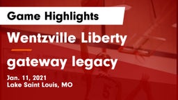 Wentzville Liberty  vs gateway legacy Game Highlights - Jan. 11, 2021