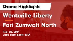 Wentzville Liberty  vs Fort Zumwalt North  Game Highlights - Feb. 22, 2021