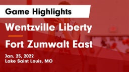 Wentzville Liberty  vs Fort Zumwalt East  Game Highlights - Jan. 25, 2022