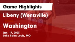 Liberty (Wentzville)  vs Washington  Game Highlights - Jan. 17, 2023