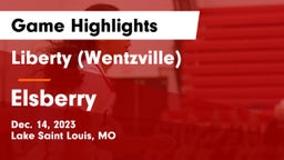 Liberty (Wentzville)  vs Elsberry  Game Highlights - Dec. 14, 2023