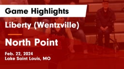Liberty (Wentzville)  vs North Point  Game Highlights - Feb. 22, 2024