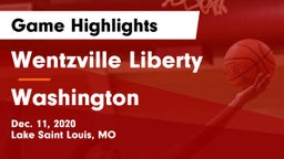 Wentzville Liberty  vs Washington  Game Highlights - Dec. 11, 2020