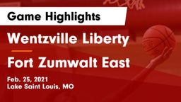 Wentzville Liberty  vs Fort Zumwalt East  Game Highlights - Feb. 25, 2021