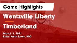 Wentzville Liberty  vs Timberland  Game Highlights - March 3, 2021